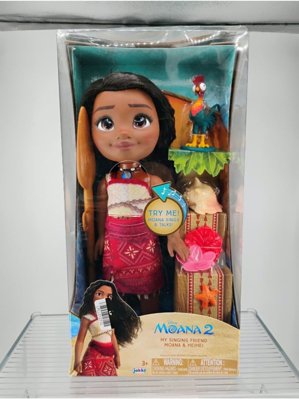 Disney Moana 2 My Singing Friend Doll With HeiHei Figures